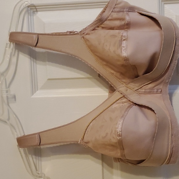 Glamorise Magiclift Cotton Wire Free Support bra 42C nude - Picture 4 of 7